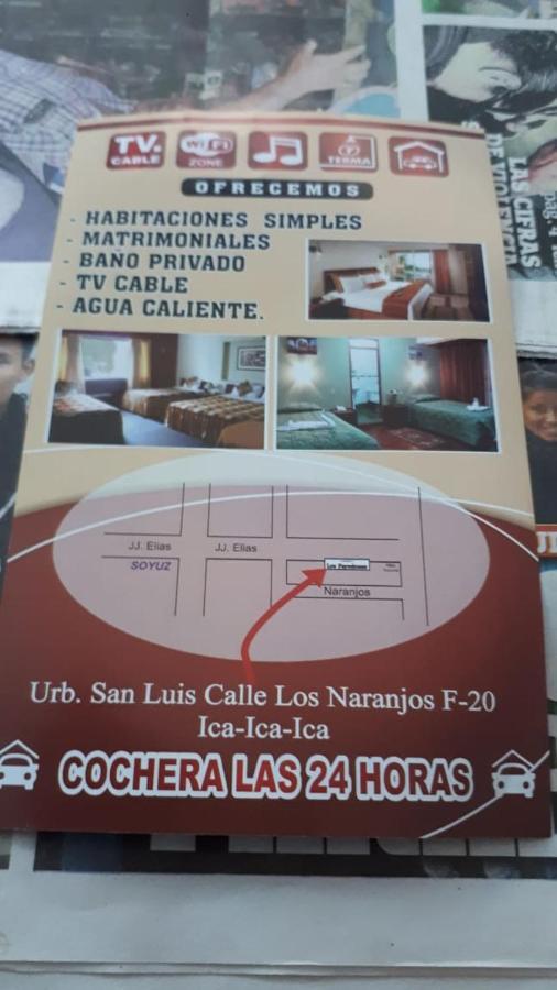 Hospedaje Los Paredones Ика Экстерьер фото